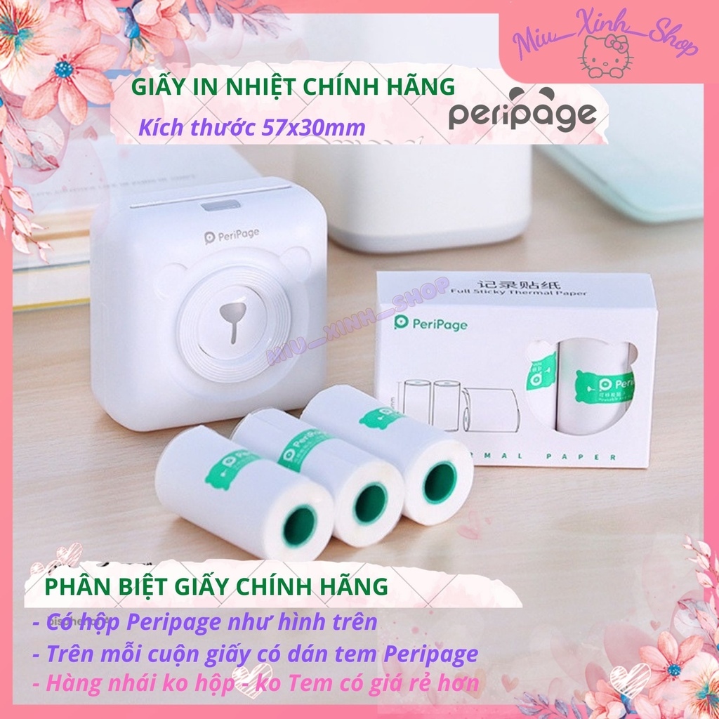 ∏▩۞ ❤ Chính hãng ❤ Tất cả giấy nhiệt ❤ 57x30mm ❤ cho máy ipage A6 A6s poooli L1 L2 L3 paperang p1 p2 p2s