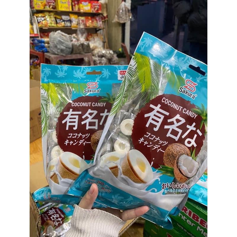 | Hàng chuẩn | Kẹo dừa sakura loại chuẩn giòn tan 200g