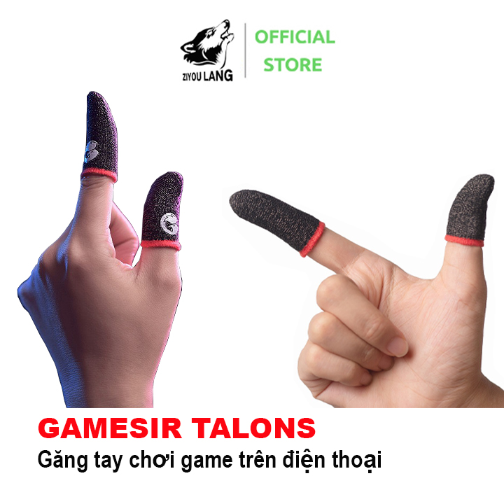 GameSir Talons Finger Sleeves l Găng tay chơi game, Bao tay chơi Game, Ngón tay chơi game PUBG, Liên quân, chống mồ hôi tốt hơn, nhạy hơn, co giãn cực tốt - Hãng phân phối chính thức