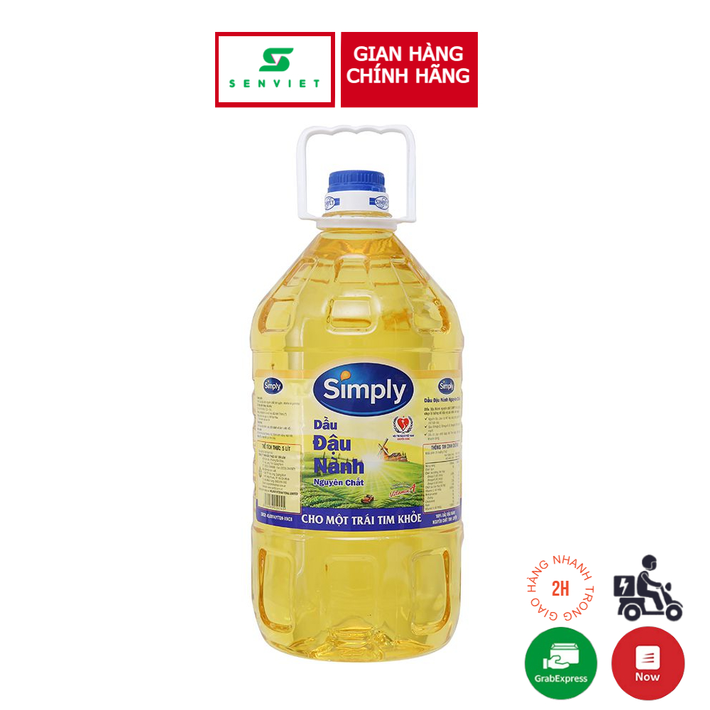 Dầu đậu nành Simply bình 5L