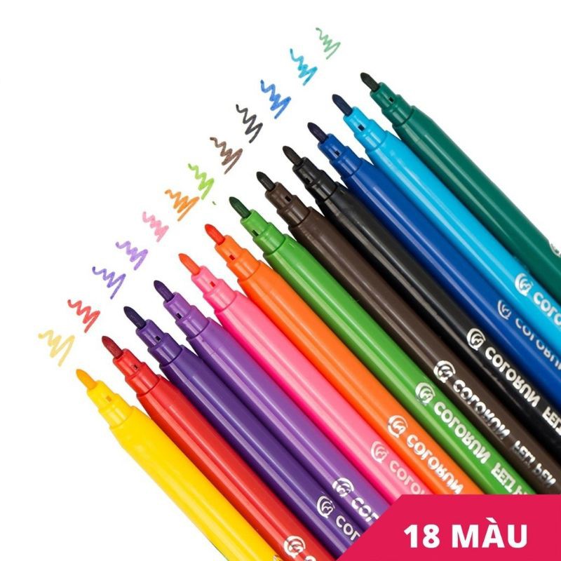 Hộp bút màu nước deli 12-24 màu