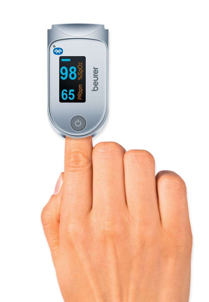 Máy đo nồng độ oxy và nhịp tim beurer po30- bảo hành 24 tháng