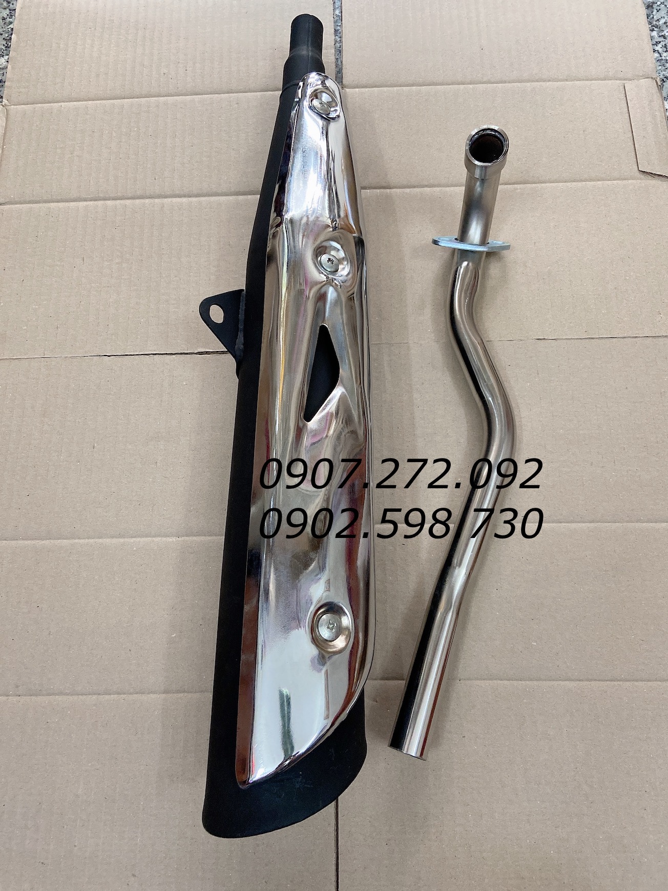 [HOẢ TỐC HCM] Pô móc ấm dành cho FUTURE 2-Neo-X /WAVE A 50-100/ RS 100cc