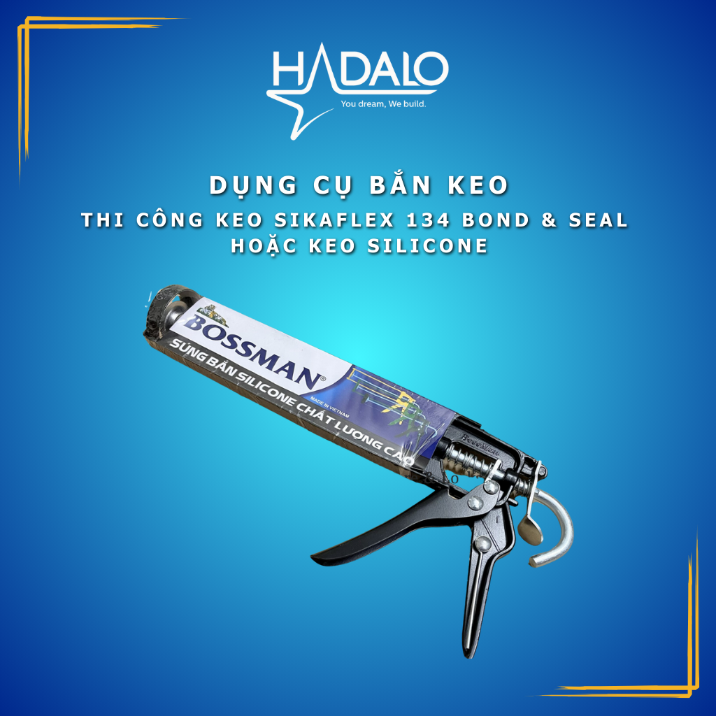 Dụng cụ bắn keo, súng bắn keo silicone, súng bắn keo đa năng Sika