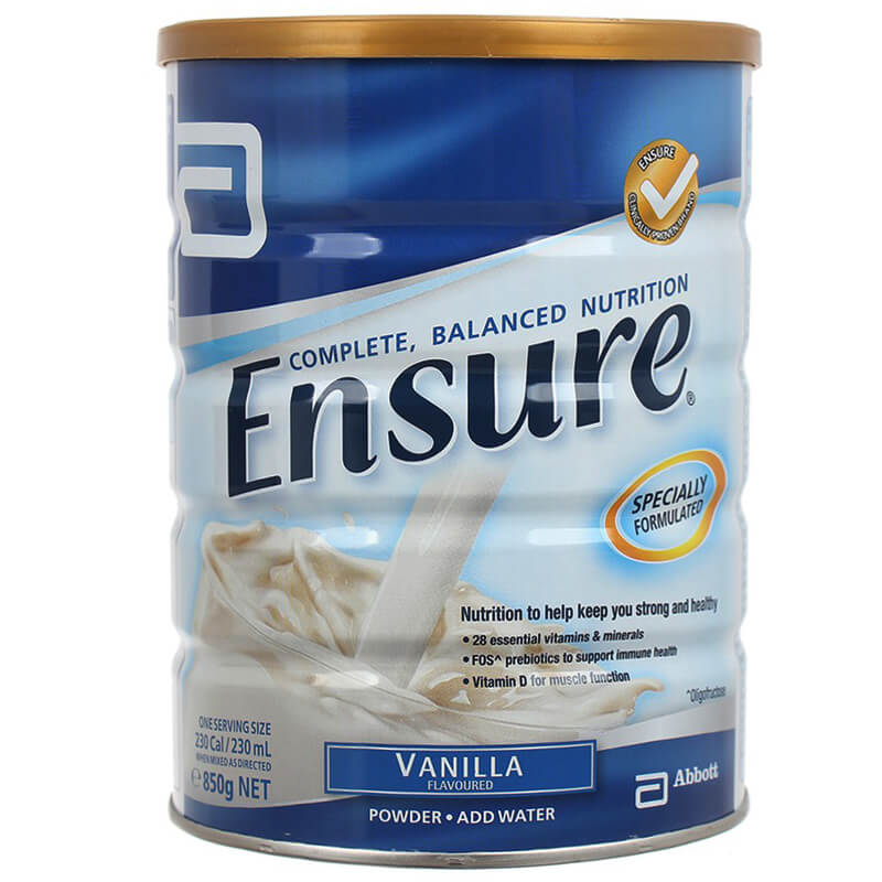 Sữa Ensure Úc 850G hàng chính hãng 100%