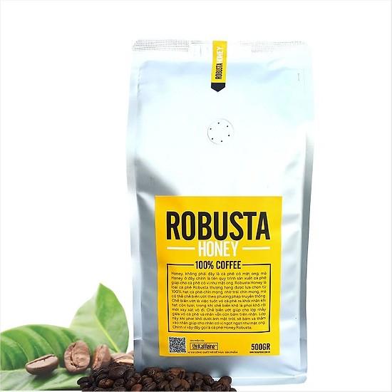 Cà phê Robusta Honey - The Kaffeine Coffee_Bịch 500gram