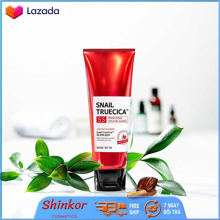 Sữa rửa mặt ốc sên some by mi shinkor phục hồi và tái tạo da