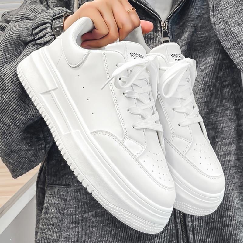 Giày sneaker giày nam full trắng hottreand