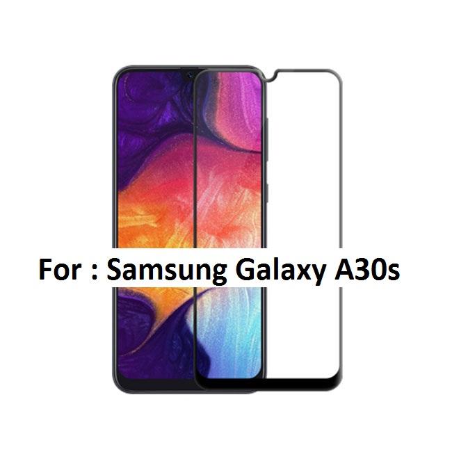 [FULL-ĐEN] Miếng kính cường lực Full viền màn hình điện thoại Samsung Galaxy A30S