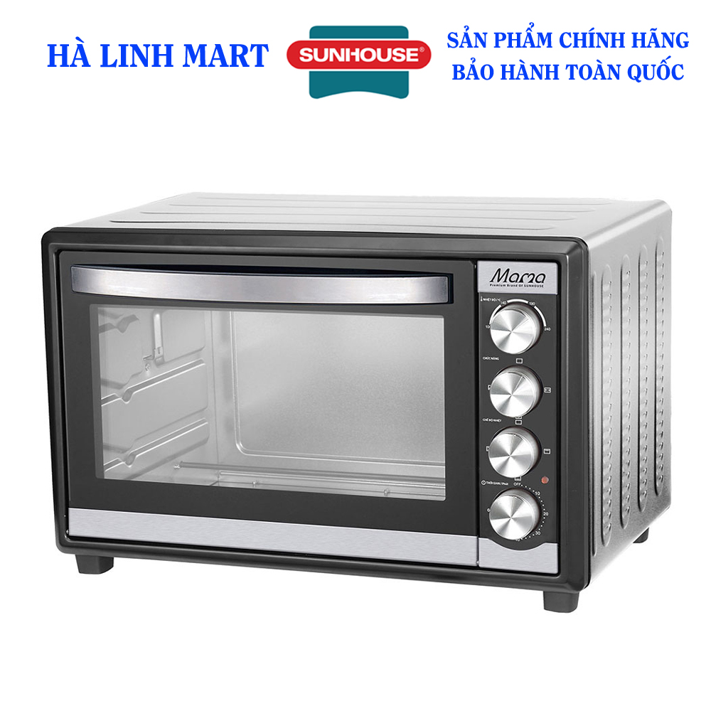 LÒ NƯỚNG SUNHOUSE MAMA SHD4250S - Lò nướng điện đa năng dung tích 50L -  Bảo hành 24 tháng