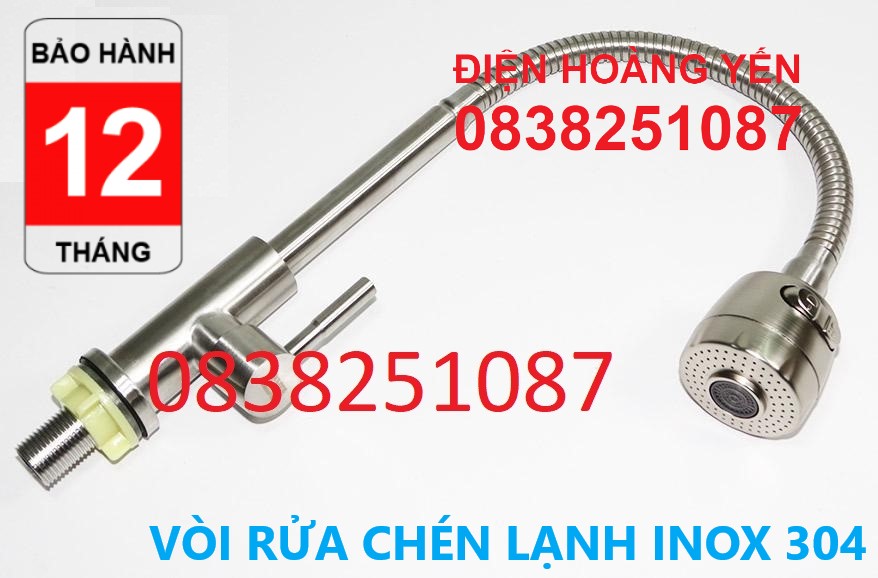 [HCM]Vòi rửa chén lạnh Inox SUS 304 CL2019 Vòi rửa chén bẻ tăng áp lò xo xoay 360 độ INOX 304 Vòi Rửa Chén Bát Lạnh Inox 304 Cần Bẻ Lò Xo quay 360 độ dùng cho 2 hộc chậu Vòi rửa chén lạnh Inox SUS 304 cần lò xo Trắng Vàng