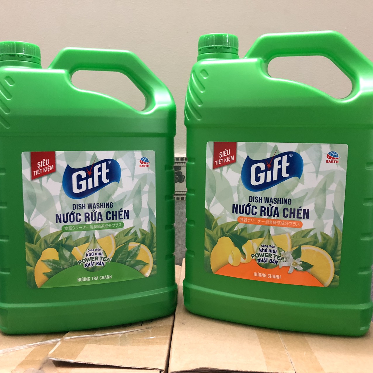 Nước rửa chén gift 3.8kg