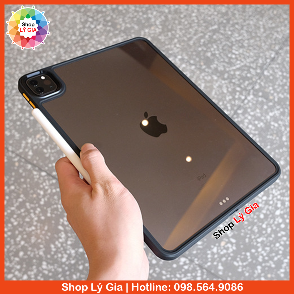 Ốp lưng cao cấp cho iPad Pro 11' M4 2024/ Pro 13' /Pro 12.9' (2022/2021/2020) | Chống sốc viền màu