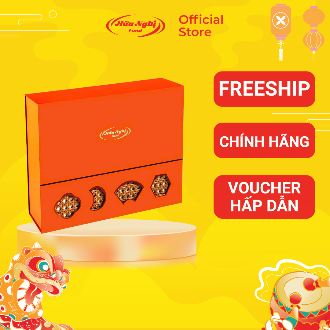 BÁNH TRUNG THU HỮU NGHỊ THANH NGUYỆT ĐẠI PHÁT (6 Bánh nướng 80g)