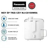 Máy ép trái cây Panasonic MJ-CS100WRA - Ép nhanh, nghiền kiệt với mâm xay 100% kim loại - Công suất 400W - Nhỏ gọn, dễ dùng, vệ sinh bằng máy rửa bát