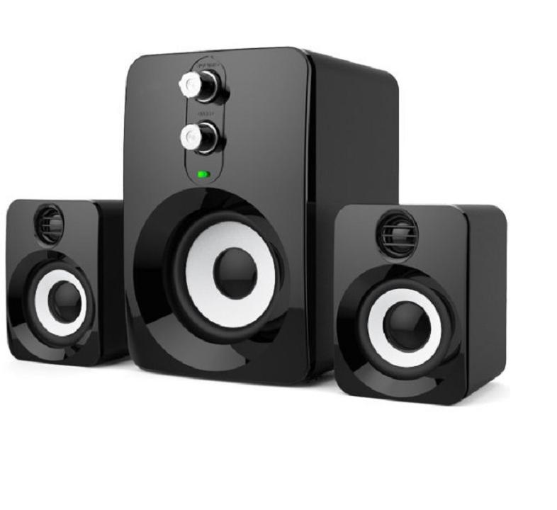 Loa Vi Tính Âm Thanh To Rõ, Để Bàn Cực Sang loa 3 loa q7 - TREBLE 2.1 Đời Mới