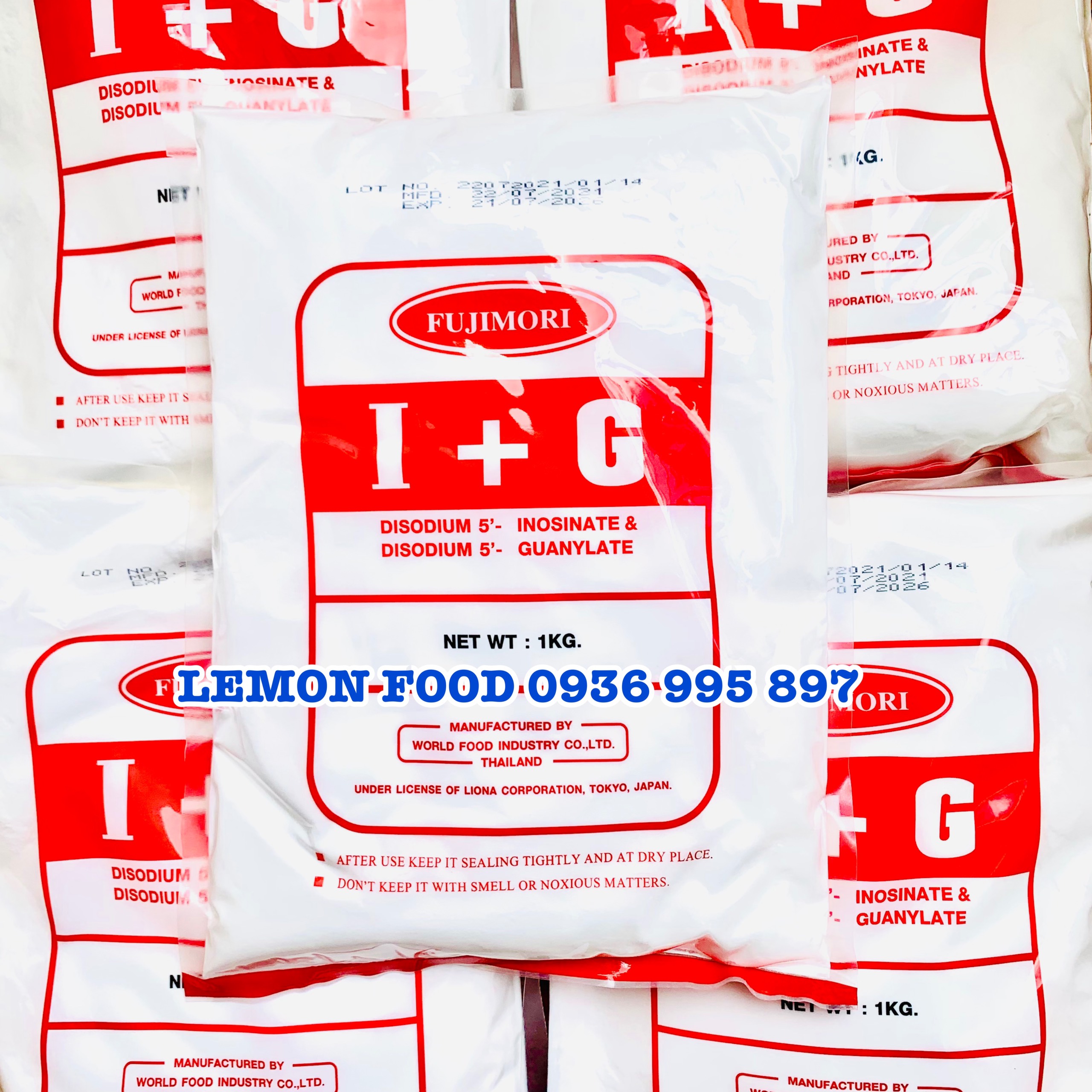 1Kg Siêu bột ngọt Thái Lan - Chất điều vị I+G Fujimori hàng loại 1 chuyên