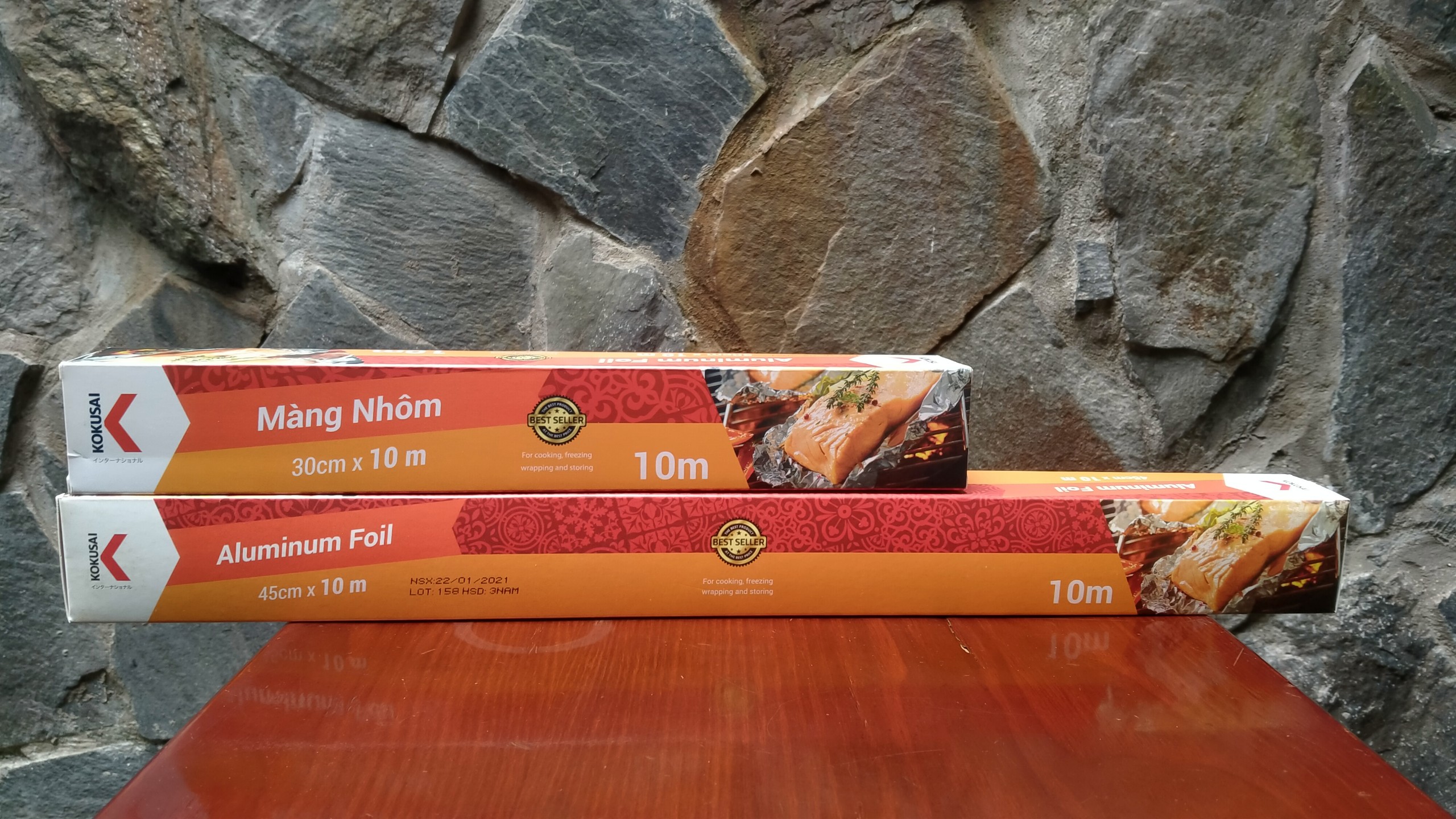 Màng nhôm giấy bạc Kokusai