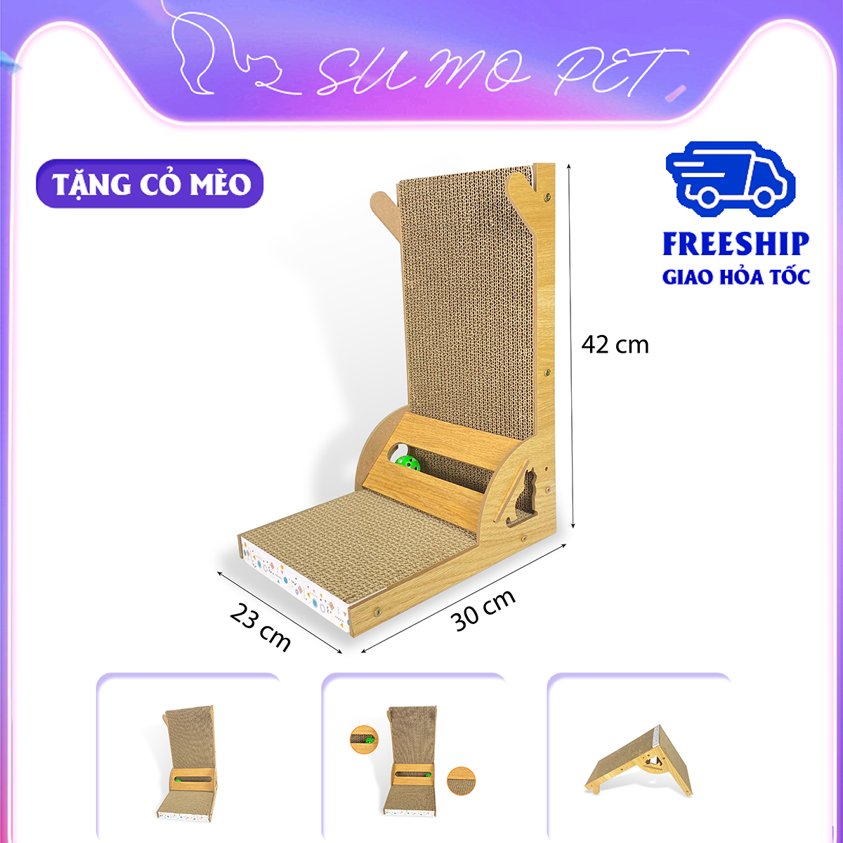 Bàn cào móng cho mèo, bàn cào móng, đồ chơi cho mèo - bcglxx