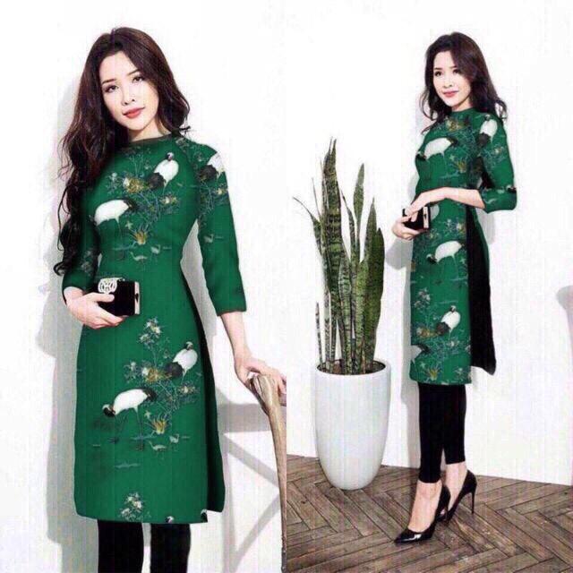 Áo Dài Cách Tân In 3D Xinh Đẹp