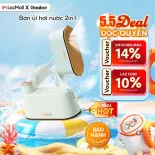 [HỎA TỐC HCM] Bàn ủi hơi nước cầm tay gấp gọn Gaabor HM-M01A làm nóng nhanh 2 chế độ là nước và là khô tiện lợi - Bảo hành 12 tháng 1 đổi 1
