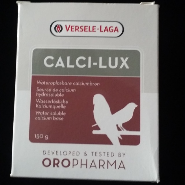 Calci-lux bổ dung canxi cho chim vẹt cảnh hũ nguyên seal 150g