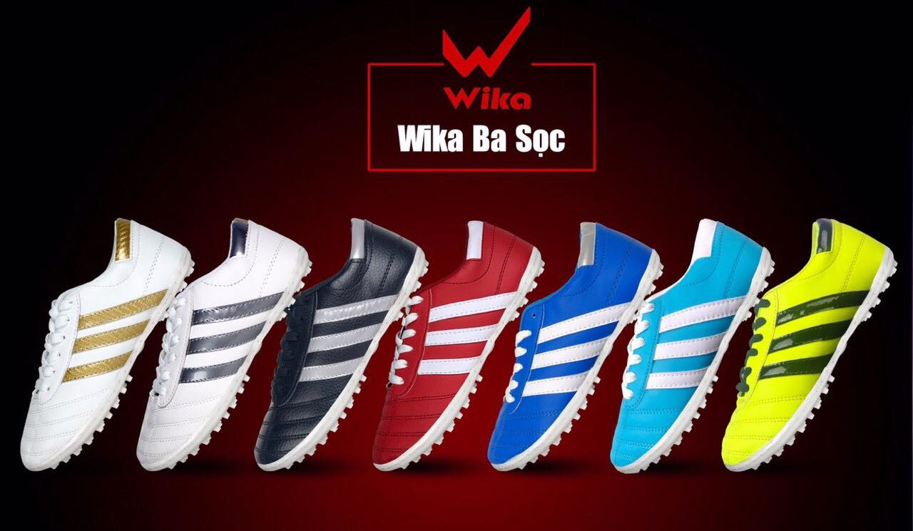 Giày Đá Banh wika 3 sọc