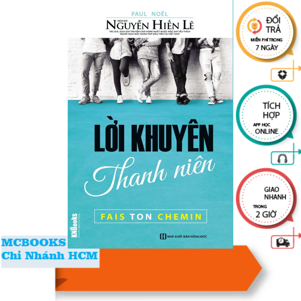 Sách - lời khuyên thanh niên - mcbooks