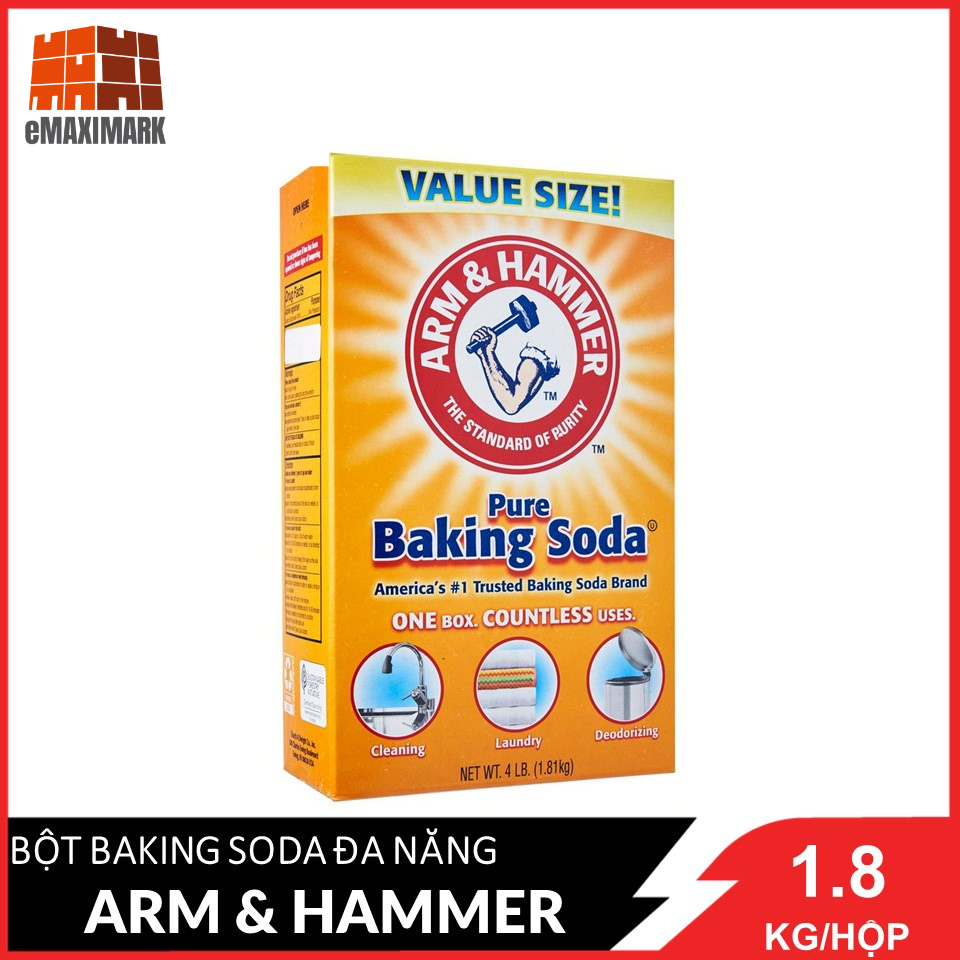 Bột Baking Soda Arm&Hammer Đa Năng 454g hộp