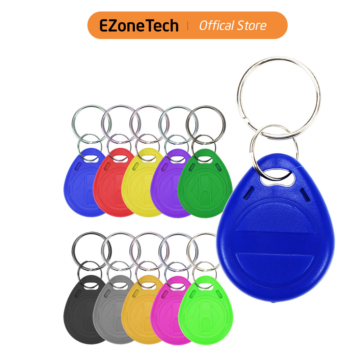 Thẻ từ rfid tần số 125khz ghi đọc nhiều lần dạng móc khóa