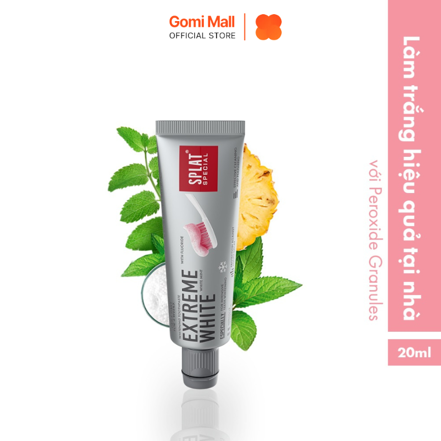 Kem Đánh Răng Thảo Mộc Splat Special Extreme White giúp trắng răng 20ml