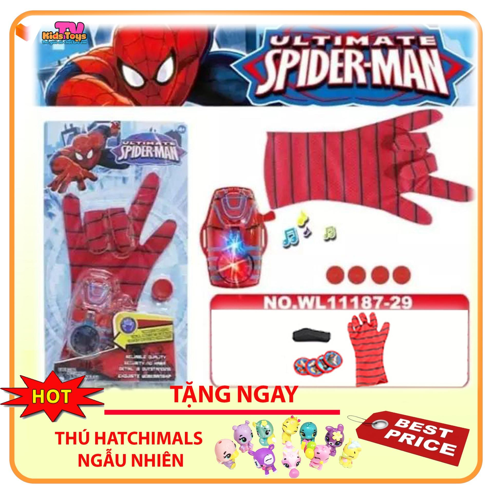 Đồ chơi gắng tay siêu nhân, người nhện, spiderman có nhạc đèn cho bé, đồ chơi trẻ em, đồ chơi cho bé trai