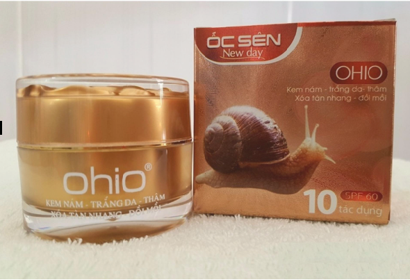 Kem Nám - Trắng Da - Thâm - Tái Tạo - Se Khít Lỗ Chân Lông OHIO Collagen - Đông Trùng Hạ Thảo (20g)