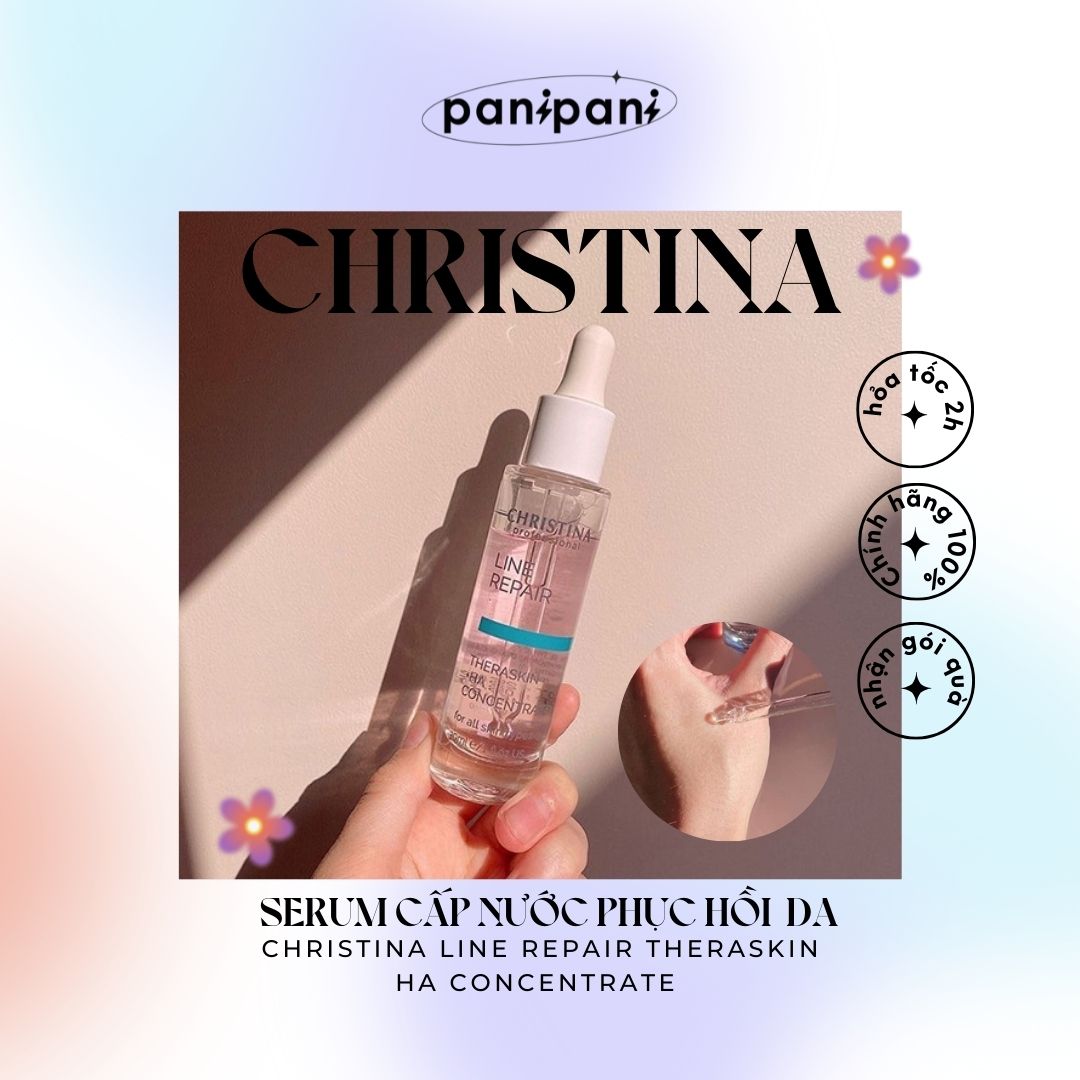 Serum cấp nước trẻ hoá và phục hồi da ha christina 30ml
