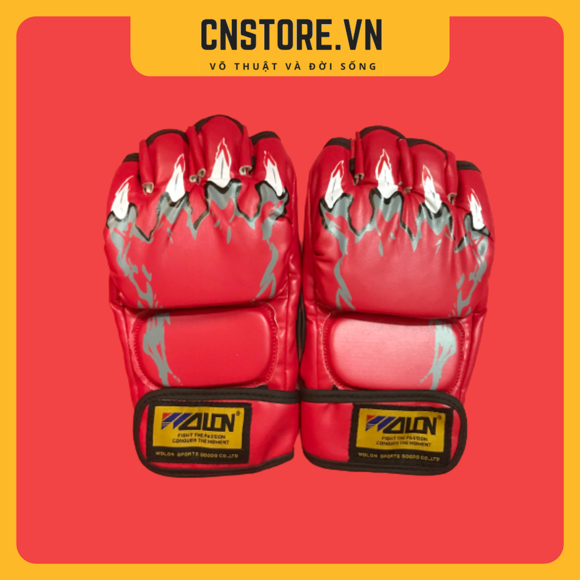 Găng tay boxing hở ngón mma giá rẻ tập võ tự do đấm bao cát tại nhà