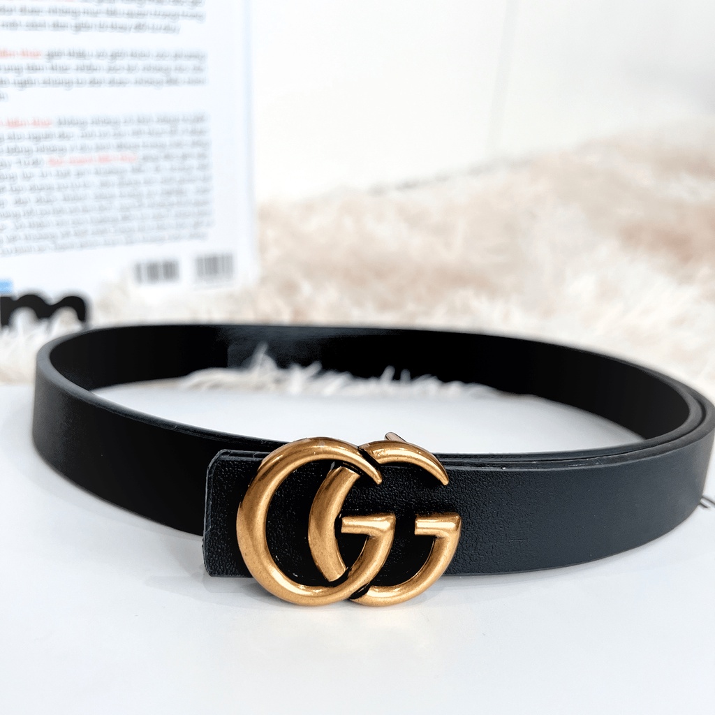 Thắt lưng GC full box hàng đẹp, thắt lưng váy bản 2.5cm có hộp ảnh thật