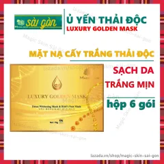 Ủ yến thải độc Luxury Golden Mask mặt nạ dưỡng da cấy trắng thải độc chiết xuất dịch yến MAGIC SKIN