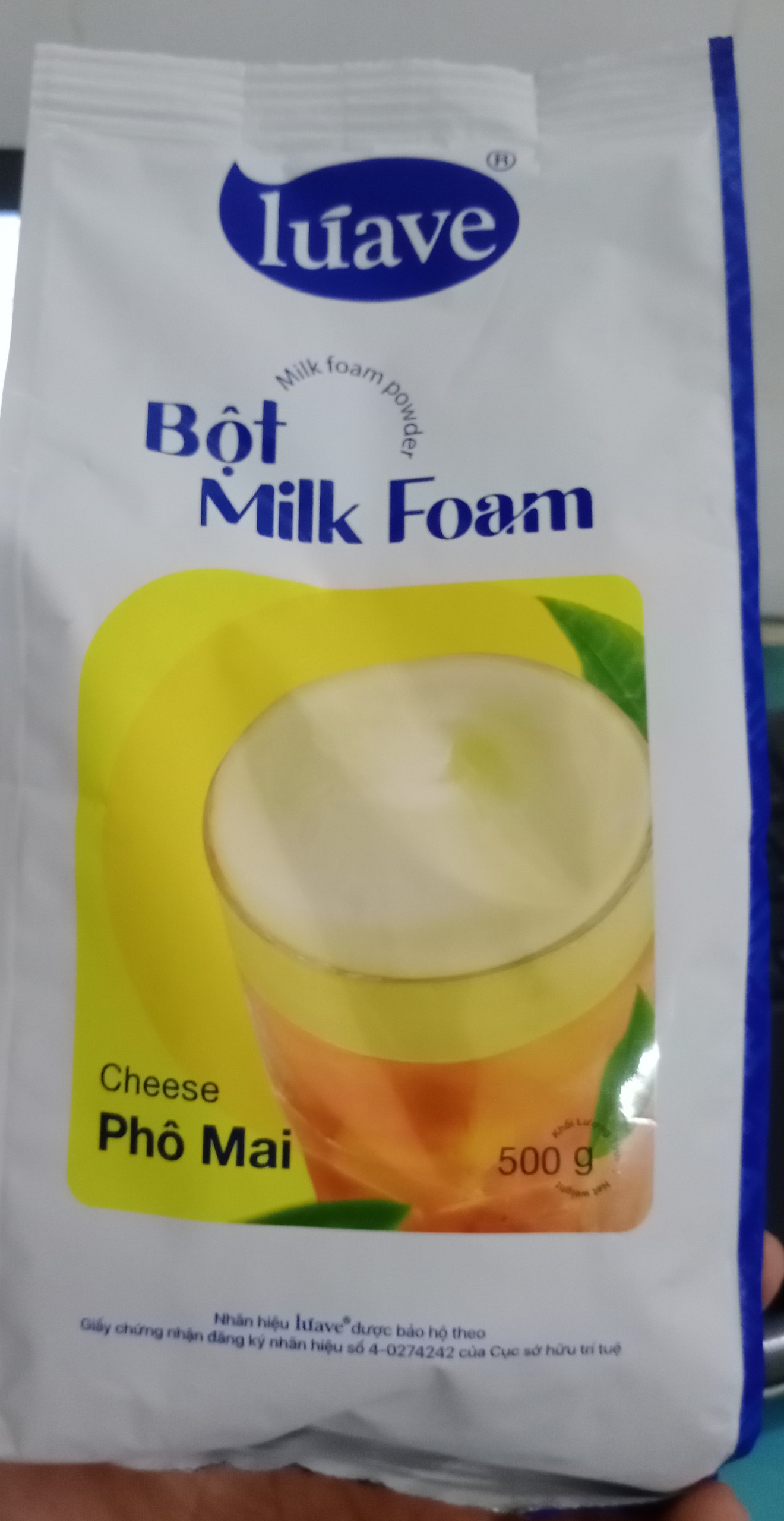 Bột milk foam luave vị fomai gói 500g