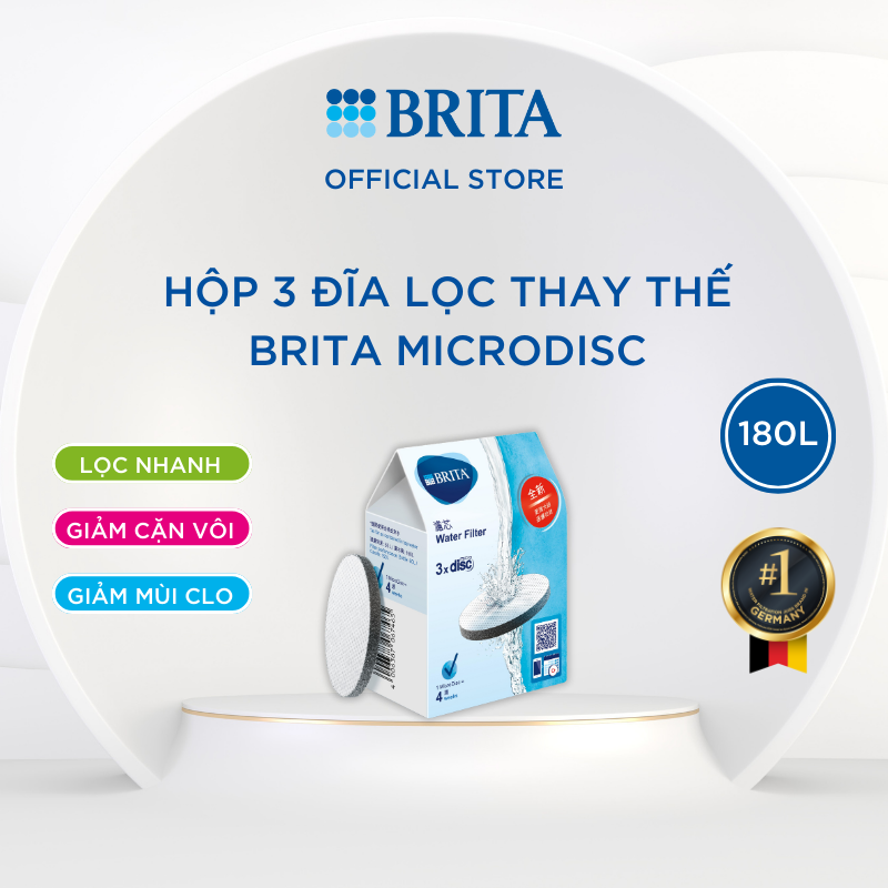 Đĩa lọc BRITA MicroDisc Filter (3 đĩa lọc Microdisc) - Thương hiệu đến từ Đức