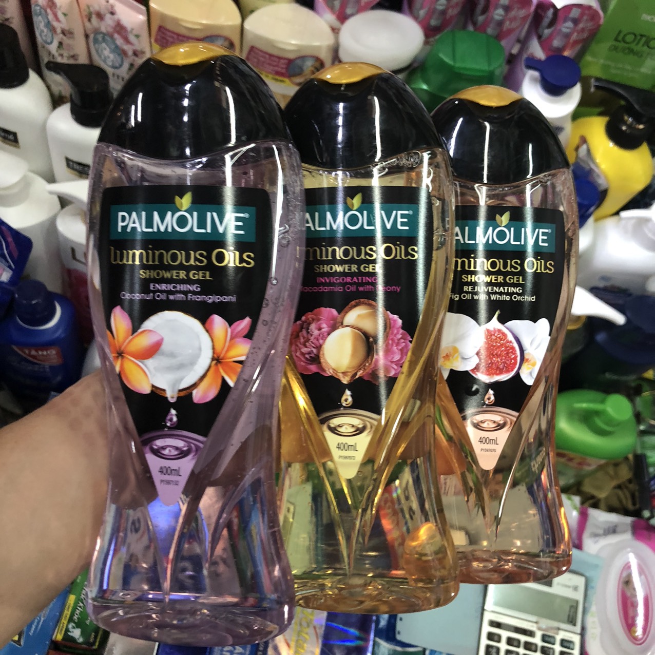 [HCM]Sữa tắm palmolive thái lan 400ml ( Hàng công ty nhập về có tem đầy đủ)