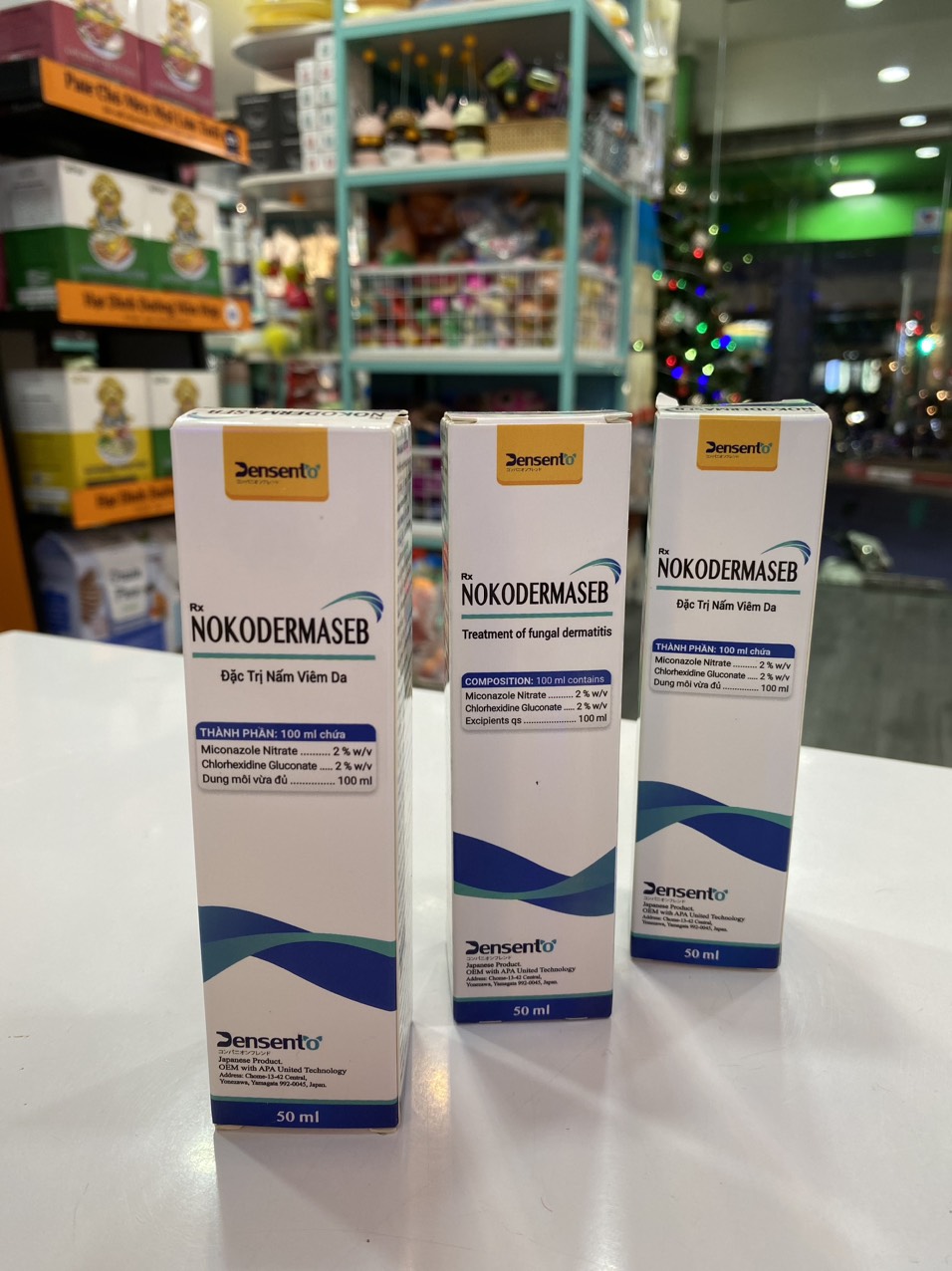 Nokodermaseb Chai 50ml Dung Dịch Dạng Xịt Nấm, Loại Bỏ Nấm Cho Chó Mè