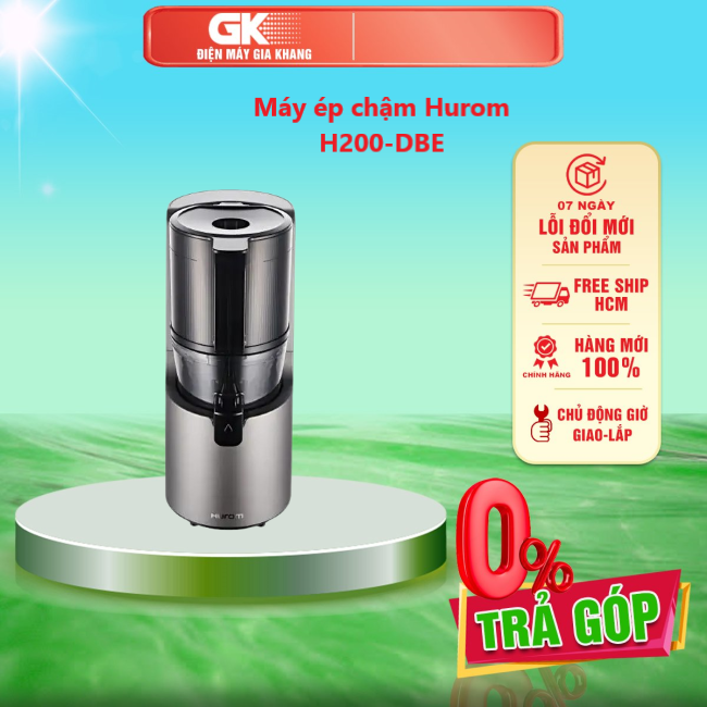 Máy ép chậm hurom h200-dbe - - h200 - dbe miệng khoang đường kính 120 mm và miệng ống tiếp nguyên liệu trên nắp 45 mm - giao hàng toàn quốc - freeship hcm