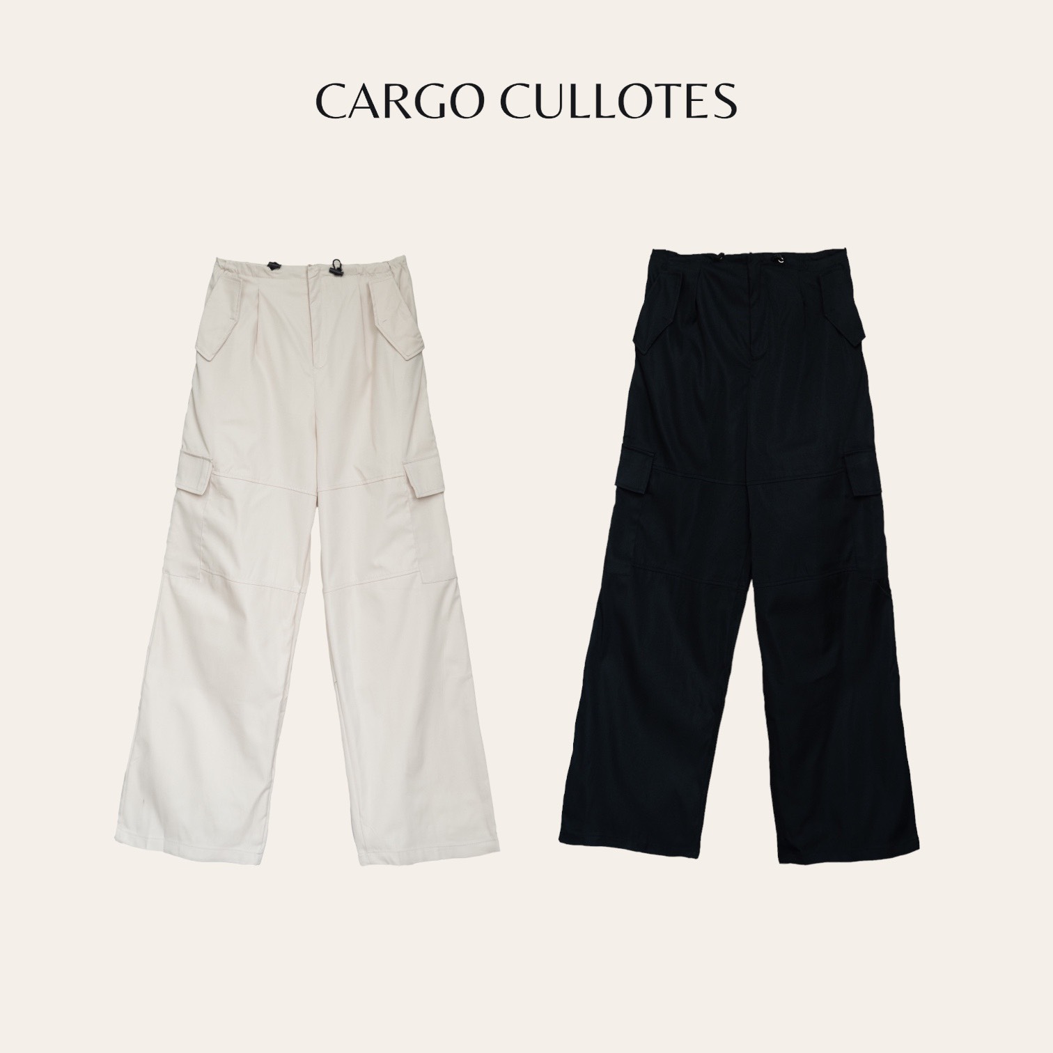 Quần cargo thiết kế túi hộp dây rút TKQ40
