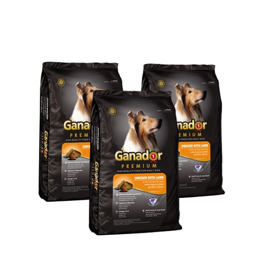 [HCM][Combo 3] Thức ăn cho chó Ganador Adult 400g vị thịt cừu sản phẩm tốt chất lượng cao cam kết như hình