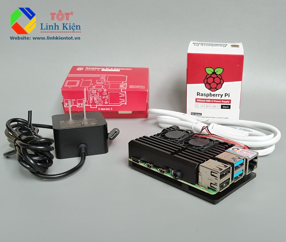 [Best Combo] Combo Raspberry Pi 4B chính hãng tối ưu