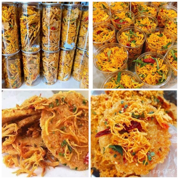 Cơm cháy lắc khô gà hủ pet 300g