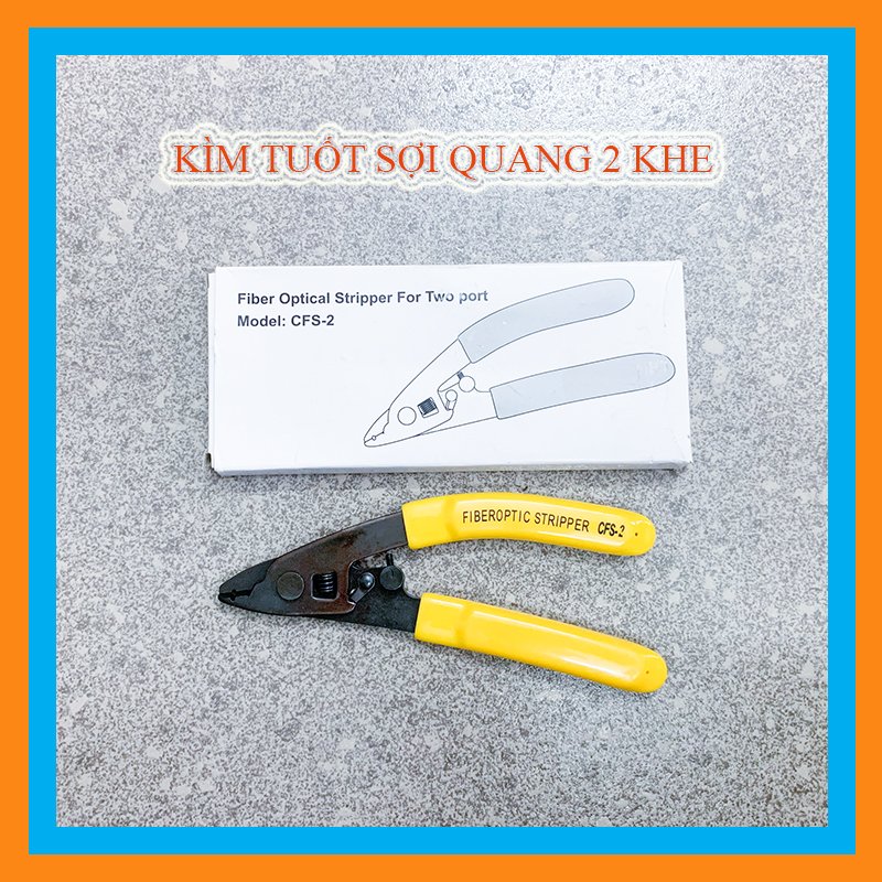 Kìm tuốt sợi quang CFS-3 cao cấp kìm tước sợi cáp quang 3 cổng