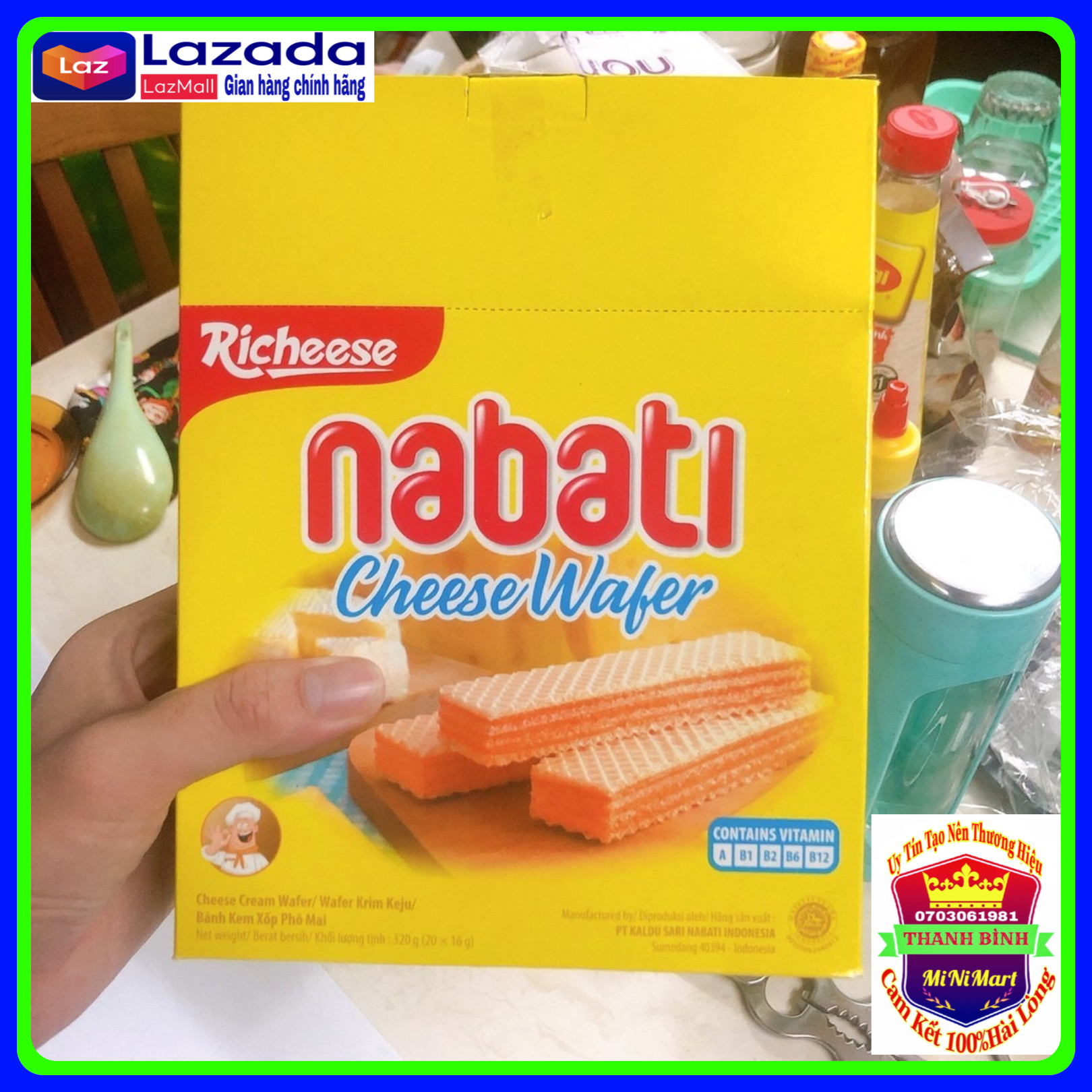 Bánh xốp phố mai Nabati Hộp 340g