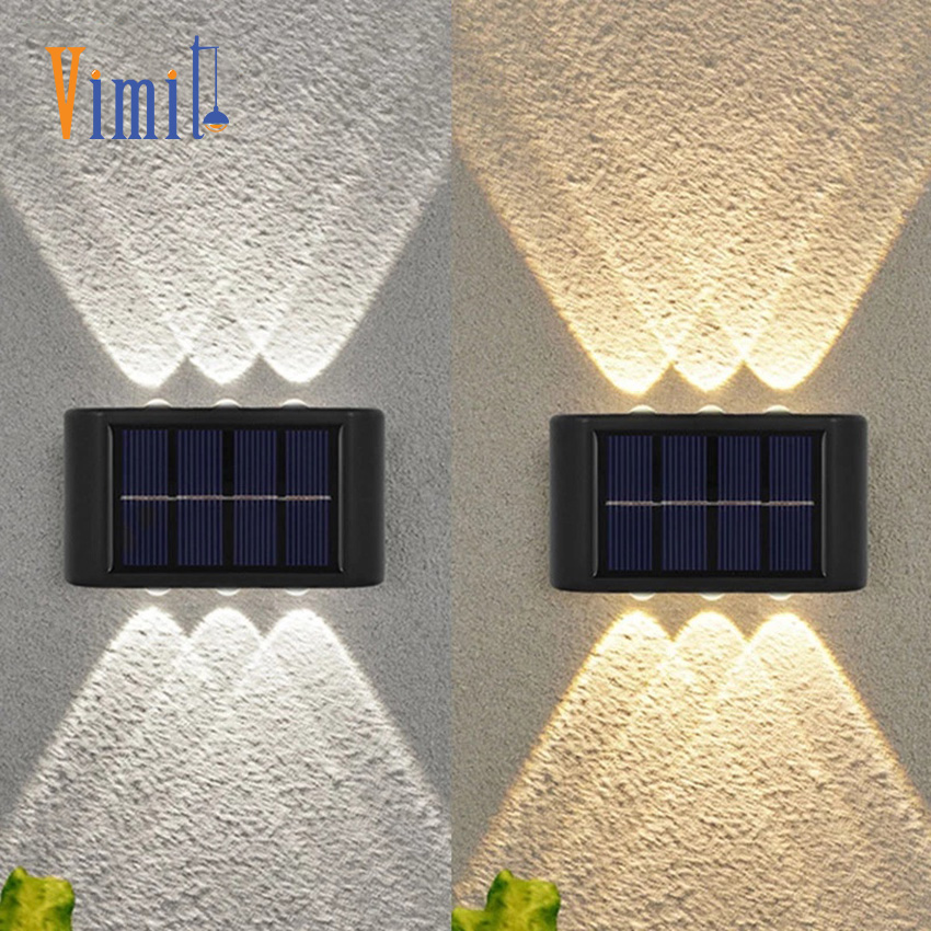 Vimite 6 8 LED đèn thờ năng lượng mặt trời đèn ngoài trời sân vườn Outdoor