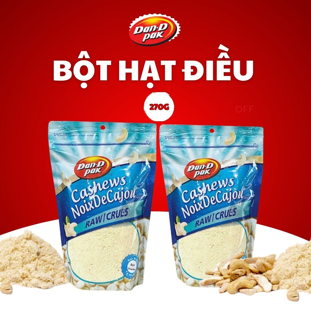 Bột điều tự nhiên 270g dan d pak